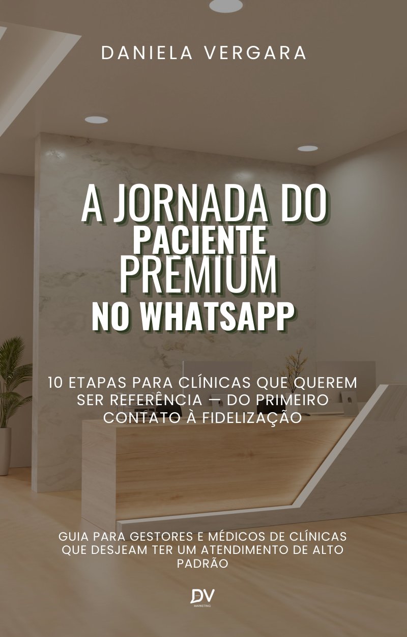 Capa do e-book A Jornada do Paciente Premium no WhatsApp